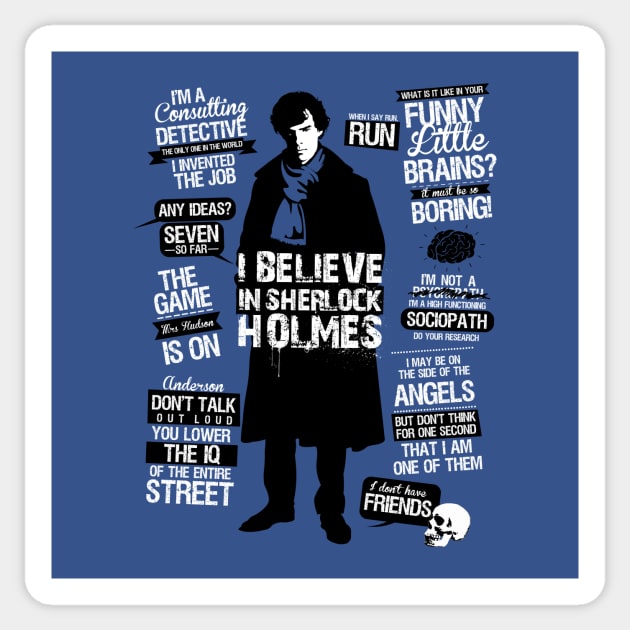 Detective Quotes Sticker by TomTrager